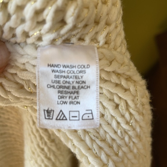 BOSTON DESIGN STUDIO  ASYM ZIPPER LUREX CARDIGAN L - Picture 11 of 16